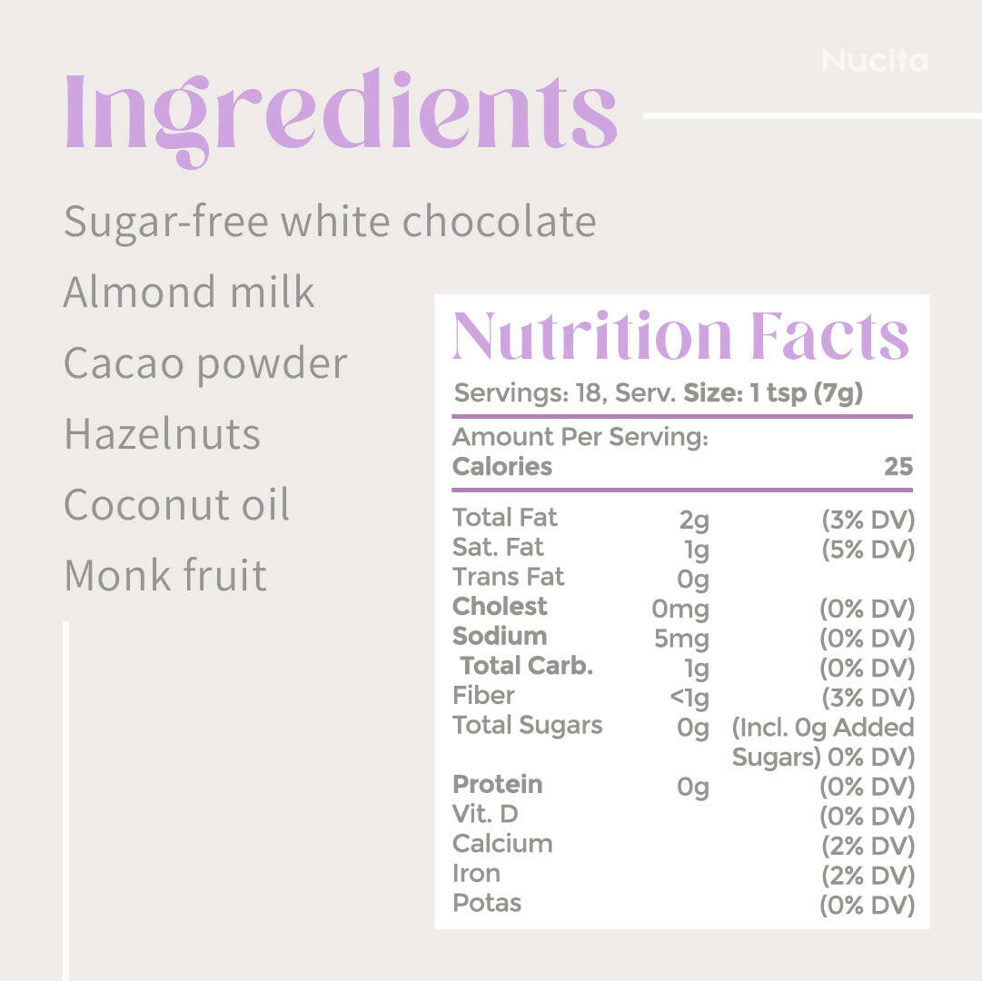 Michi's Nucita (Vegan, Sugar Free, Keto) - Michi's Wellness